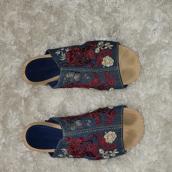 ❤️🔥❤️🔥❤️🔥ALEXANDER MCQUEEN denim clog!((RARE)) - Picture 2 of 9